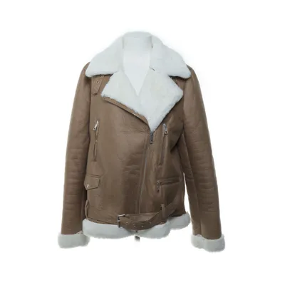Shearlingjacka (Brun, Vit) från Cache Cache Pälsimitation, Polyester