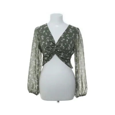 Crop top (Green, White) from Active Usa Polyester
