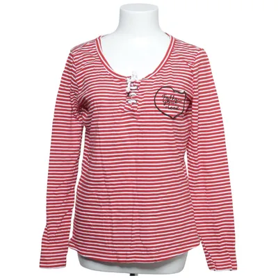 Långärmad t-shirt (Röd, Vit) från Fresh Made Bomull