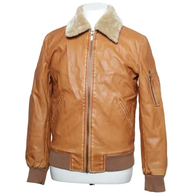 Pilotjacka (Brun, Beige) från Zara Man Polyester, Polyuretan, Viskos
