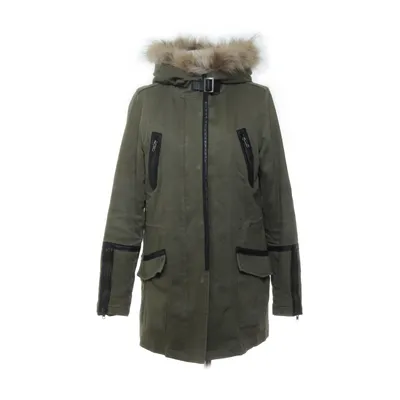 Parka (H13DAFETY) fra Maje Bomuld, Elastan, Læder, Polyester