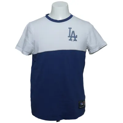 T-shirt (Blauw, Wit) van Majestic Athletic Katoen