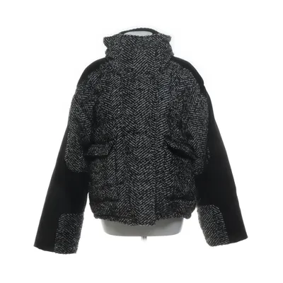 Vinterjakke (Sort, Hvid) fra Gestuz Polyester, Uld