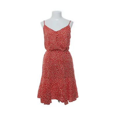 Jurk (Rood, Wit) van Pieces Viscose
