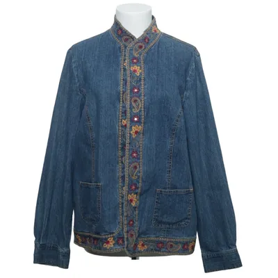 Denim jacket (Blue, Multicolored) from Alfred Dunner Cotton, Elastane, Polyester