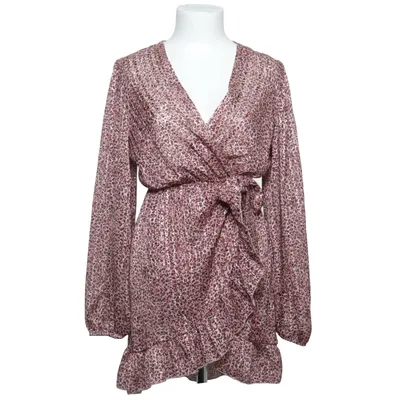 Robe portefeuille (Rose, Marron) de Pronto Moda Polyester