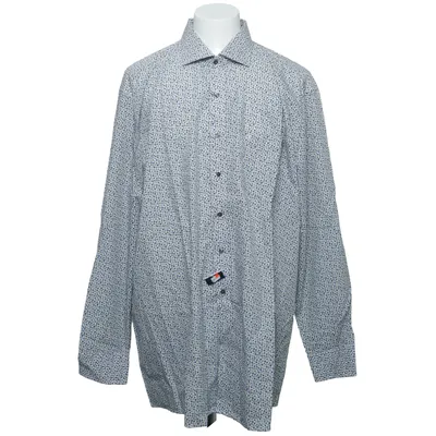 Shirt (Wit, Blauw, Bruin) van Casa Moda Katoen