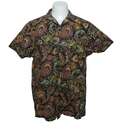 Chemise à manches courtes (Noir, Jaune, Violet) de Indigo