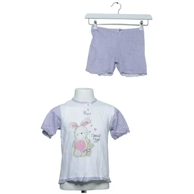 Pyjamas (Vit, Lila) från Amelie Bambu, Bomull