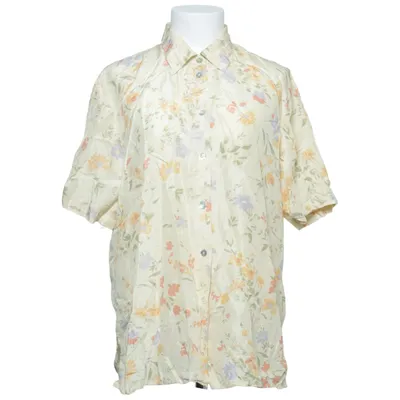 Short sleeve shirt (Beige, Multicolored) from Marco Pecci Silk