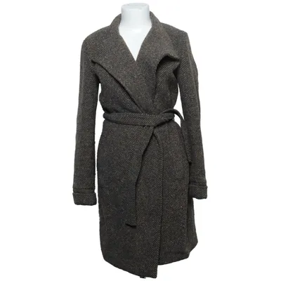Manteau (Marron) de Manila Grace Polyester, Viscose, Laine