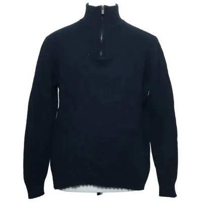 Tröja (Blå) från Dressmann Bomull, Ull