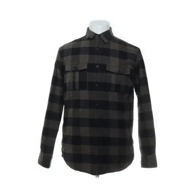 Flannel skjorte (Grå, Sort) fra BLWR Bomuld
