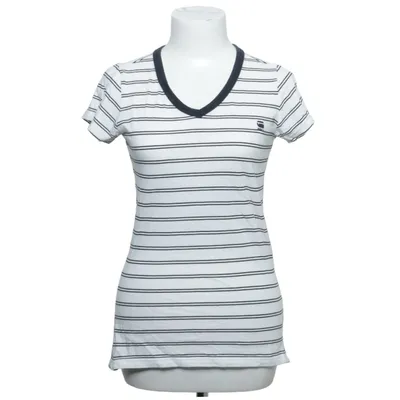 T-shirt (White, Blue) from G-Star Raw Cotton