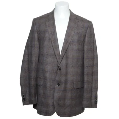 Kavaj (Brun, Blå) från Ströms Ull