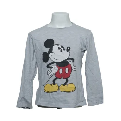 Langarmshirt (Grau, Mehrfarbig) von Disney Mickey Mouse Baumwolle, Polyester