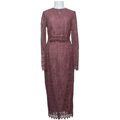 Jurk (Roze) van ASOS Katoen, Polyamide, Polyester, Viscose
