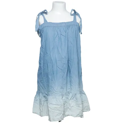 Dress (Blue, White) from Next Cotton, Lyocell