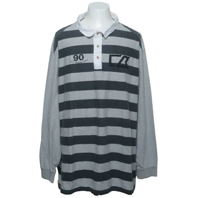 Rugby Shirt (Grau, Weiß) von Cutter & Buck Baumwolle