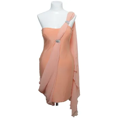 Cocktailkjole (Orange) fra Goddess London Elastan, Polyester