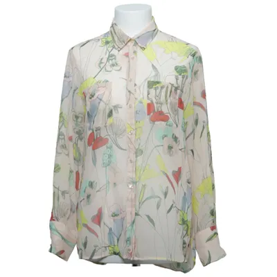 Blouse (Beige, Meerkleurig) van H&M Conscious Collection Gerecycled polyester