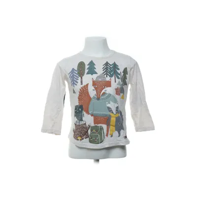 Långärmad t-shirt (Beige, Flerfärgad) från Lindex Kids Bomull, Viskos