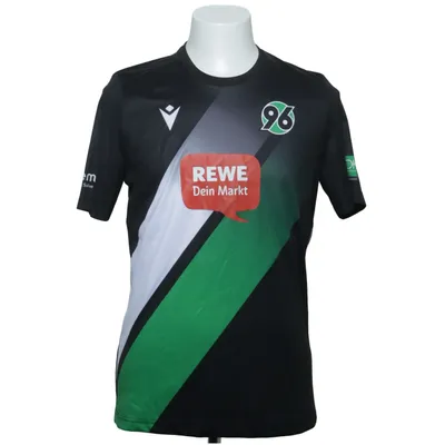 Football jersey (Black, Green, White) from Macron Polyester