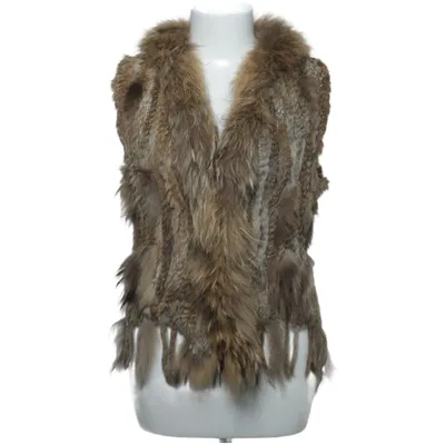 Gilet en fourrure (Marron) de Hollies Stockholm