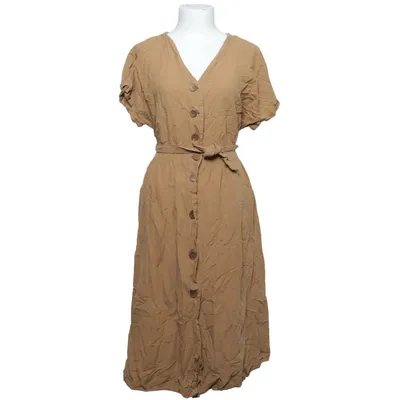 Dress (Brown) from Reserved Linen, Viscose