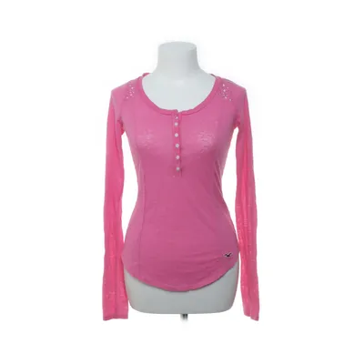 Henley T-shirt (Pink) fra Hollister California