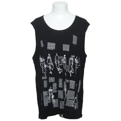 Tank Top (Black, White) from Darkwin Elastane, Viscose