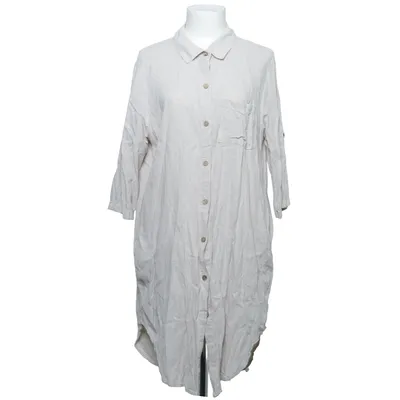 Shirt dress (Beige) from New Collection Linen, Viscose