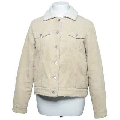 Fodrad jeansjacka (Beige, Vit) från Twintip Bomull, Polyester