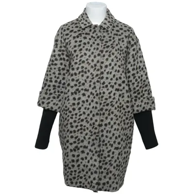 Frakke (Beige, Sort) fra Tiffi Polyester, Uld