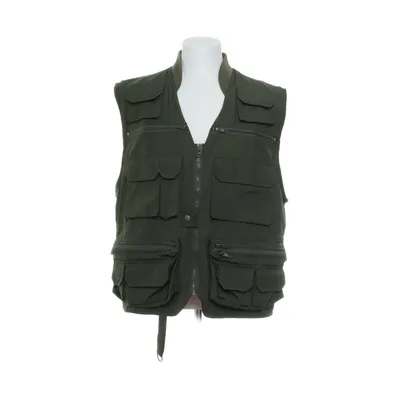 Outer vest (Green, Red, Beige) Cotton, Polyester