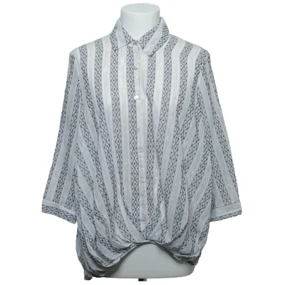 Blus (Vit, Svart, Guldfärgad) från Justice Bomull, Polyester