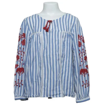Blouse (Blue, White, Red) from Zara Girls