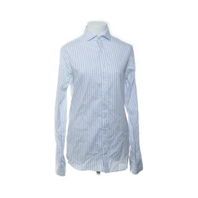 Chemise (Bleu, Blanc) de The Shirt Factory Coton