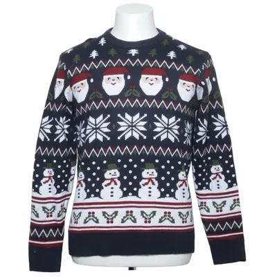 Julesweater (Blå, Flerfarvet) fra MyWear Man Akryl