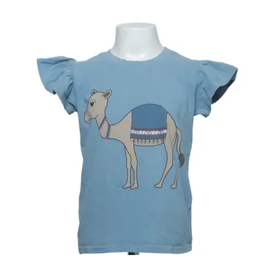 T-shirt (Blauw) van Dear Sophie Katoen, Elastaan