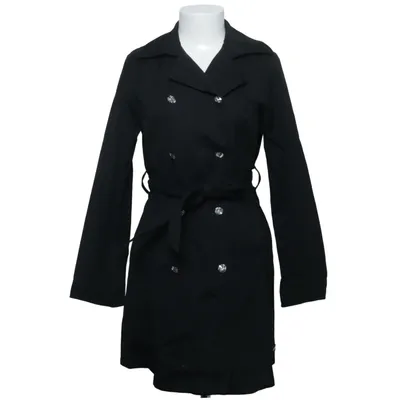 Trenchcoat (Zwart) van Look 54 Katoen
