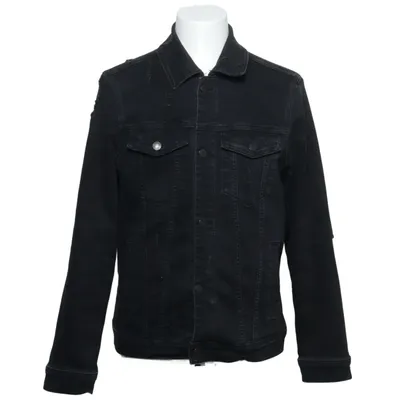 Jeansjacka (Svart) från Hollister Bomull, Elastan, Polyester