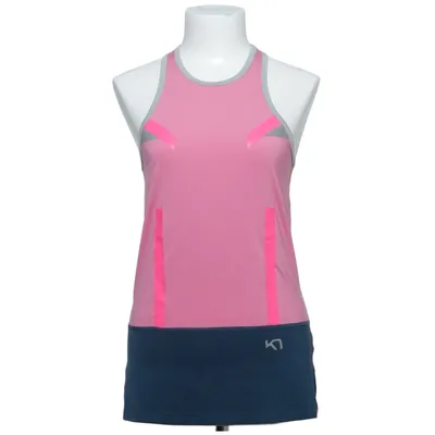 Sport tanktop (Roze, Blauw) van Kari Traa Elastaan, Polyester