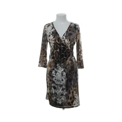 Wrap dress (Brown, Multicolored) from Morghy Art Stylist