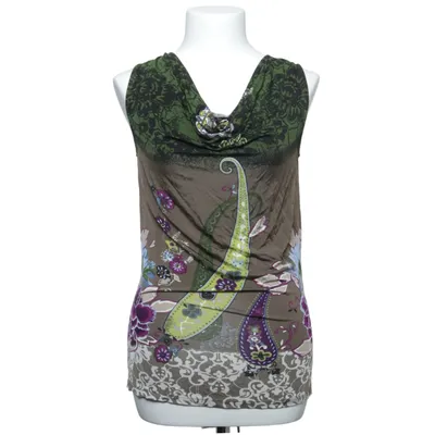 Tanktop (Bruin, Groen, Meerkleurig) van Comma Elastaan, Viscose