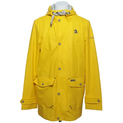 Raincoat (Yellow) from Schmuddelwedda Cotton, Polyester, Polyurethane