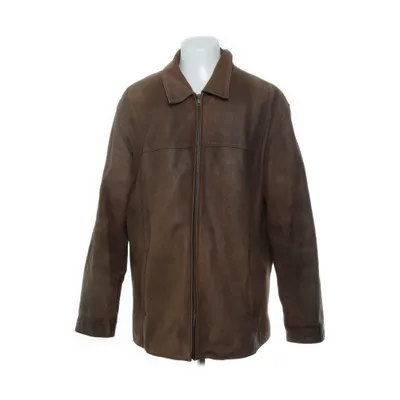 Leather jacket (Brown) from Redwood Polyester