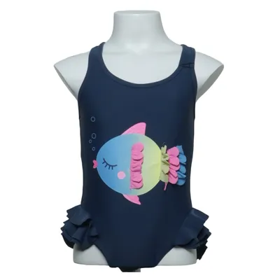 Swimsuit (Blue) from Color Kids Elastane, Polyamide, Polyester