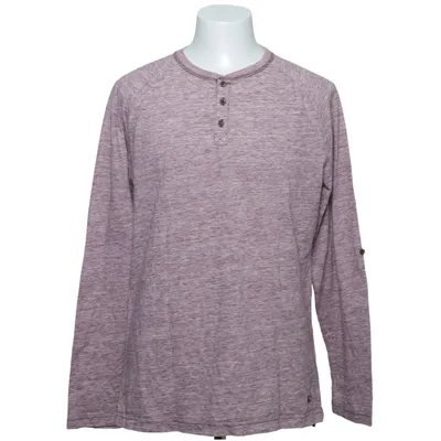 Henley T-shirt (Anton Raglan Henley) fra Mustang True Denim Bomuld