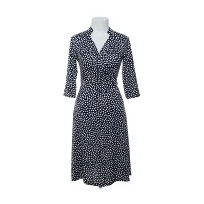 Omlottklänning (Blå, Vit) från Stockholms Klänningsfabrik Elastan, Polyester